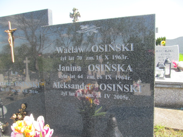 Aleksander Osiński Latowicz - Grobonet - Wyszukiwarka osób pochowanych