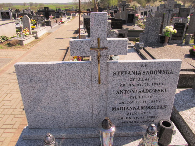 Grób Stefania Sadowska