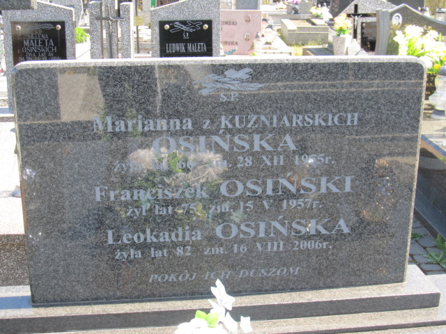 Franciszek Osiński Latowicz - Grobonet - Wyszukiwarka osób pochowanych