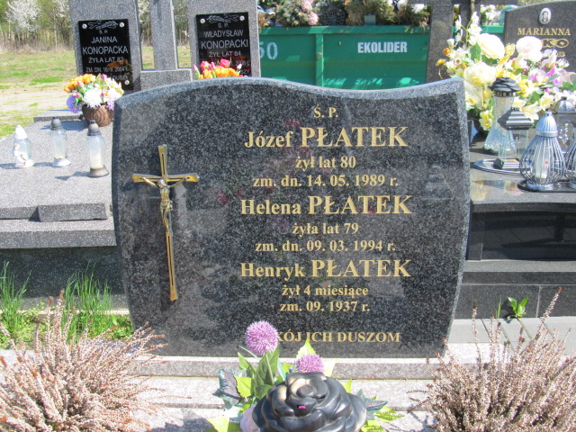 Józef Płatek Latowicz - Grobonet - Wyszukiwarka osób pochowanych