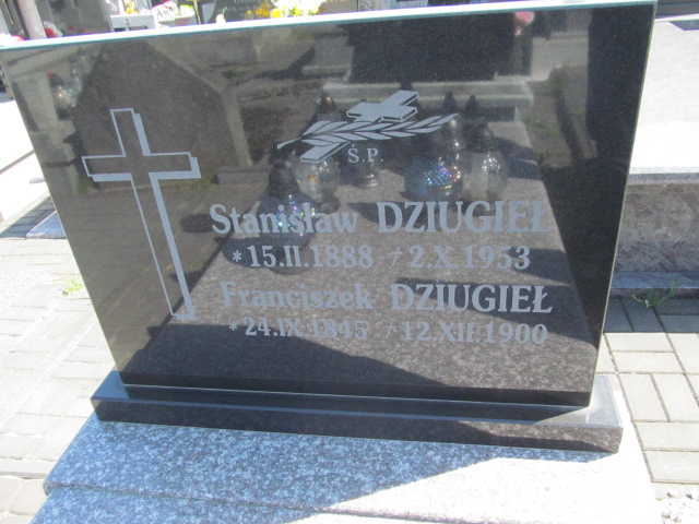 Grób Franciszek Dziugieł